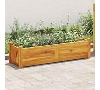Générique Lit surélevé de Jardin Bois d'acacia 100x30x25 cm,Pots & Cache-Pots,7.2KG-42566
