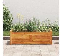 Générique Lit surélevé de Jardin Bois d'acacia 76x27,6x25 cm,Maison & Jardin, Pelouses & Jardins, Jardinage, Pots & Cache-Pots, Brun (Poids 5.5KG)