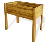 Générique Lit surélevé de Jardin Bois Massif d'acacia,Pots & Cache-Pots,12.4KG-43794