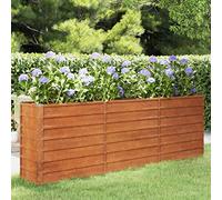 Générique Lit surélevé de Jardin rouillé 240x40x77 cm Acier corten,Maison & Jardin,Pelouses & Jardins,Jardinage,Pots & Cache-Pots,Brun,21.62 KG,151955