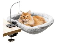 Générique Lit Suspendu pour Chat de Bureau | Hamac Anti-dérapant pour Chaton et Chat - Hamac à Fixation par Serrage | pour Bureau Table Intérieur Bureau Salon Chambre Repos Jeu