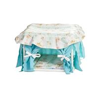 Générique Lit Tente pour Hamster Nid cachette en Tissu Lavable | Maisonnette Hamster Avec Un Toit À Glands Adaptés Aux Petits Animaux Lapin Souris Intérieur Extérieur Cage Table Chaise Et