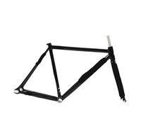 Générique Lite Frameset, Track Fixie Bike Frame and Fork, Single Speed Bicycle Parts, 700C 6069 Aluminum, 50cm, 52.5cm, 55cm(Black,50cm)