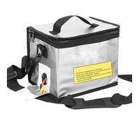 Générique Lithium Battery Fireproof Safe Bag - Rc Battery Charging Bag - Storage Guard Battery Safe Pouch with Zipper | 25 3-Cell 2200mAh Batterie Hold Explosionproof for Storage, Transport