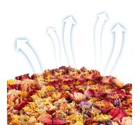 Générique Litière pour Animaux | 100g Fleurs Séchées Litière Hamster Contrôle Odeurs | Parfum Apaisant Absorption Humidité Décoration Habitat | pour Cage Lapin Poule Furet Chat