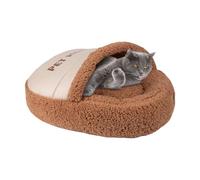 Générique Lits pour Chats,Doudou Moelleux pour Chaton - Sac Moelleux Confortable pour Chat Et Chiot en Hiver Intérieur Extérieur Et Voyage