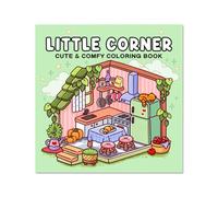 Générique Little Corner Colouring Book, Cosy Corner Colouring Books For Adults And Teens, Cozy Spaces Coloring Book, Relaxing Coloring Book