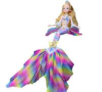 Générique Little Mermaid Toys - Classic Fashion Doll Princess Inspiré par Le Film Small Mermaid Doll, Mobile Et pour Les Cadeaux De La Journée d'anniversaire Et des