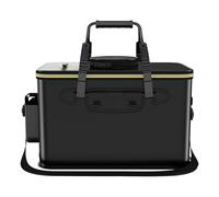 Générique Live Fish Bucket, Waterproof Fishing Bait Container 40CM, 45CM, 50CM, Durable Fish Carrier, Foldable Angling Case for Camping, Hiking, Outdoor Adventures