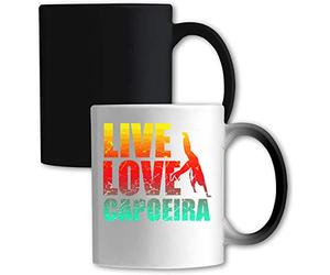 Générique Live Love Capoeira Tasse à Changement de Couleur Blanc One Size
