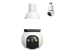 Générique Livelyto Bulb Camera, 4MP Light Bulb Security Camera, Wireless Outdoor Indoor Cameras with Night Vision, As Easy to Install As Changing Light Bulbs (1pcs)