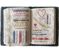 Générique Livre Broderie, Livre de Points de Broderie Créatif, Manuel de Référence avec Motifs Décoratifs, Guide de Couture avec Échantillons de Points, Stitch Book