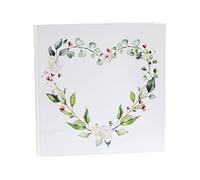 Générique Livre d'or Végétal 24 cm Blanc Mariage Mixte