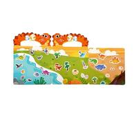 Générique Livre D'autocollants | Développement des Capacités Motrices Fines Réutilisable - Carnet De Stickers Jouet Calme pour Les Jeunes | pour 3 4 5 6 Ans Filles Garçons Maternelle Salon