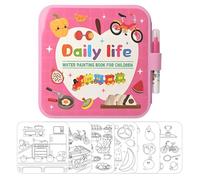 Générique Livre de Aquarelle | Jouets Éducatifs Activités d'apprentissage,Jouets De Peinture pour Livre De Gribouillage À l'eau,pour Éducation Jeu À La Maison Voyage Salle De