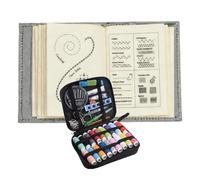 Générique Livre de Modèles de Broderie - Accessoires de Broderie 106 Points | Guide de pour les Adultes | pour les Passionnés des Loisirs Créatifs Famille Tricot Tissage et