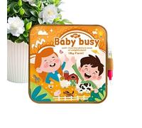 Générique Livre de peinture à l'eau - Kit d'activités d'apprentissage, livre d'art pour avec stylo à eau, ensemble de coloriage amusant en plein air, développement des compétences avec pratique du