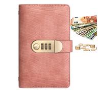 Générique Livre d'Économies, Livre d Épargne avec Verrou à Mot de Passe, Organisateur Budget Portefeuille Pages Pour Voyage Objectif Études Déplacements Professionnels