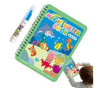 Générique Livre Magique à Eau | Livres À Stylo À Eau Pour Les Tout-Petits Âgés De 1 À 3 Ans | Jouet Éducatif Activités d'Apprentissage Cadeau d'Anniversaire et de Pâques