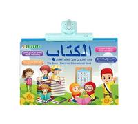 Générique Livre Parlant d'apprentissage de l'Arabe - Livre Illustré Lettres Arabes - Jouet Éducatif Portable de Mots pour Dessin Lecture École Maison Voyage