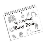 Générique Livres d'apprentissage Préscolaire,Livres Couleurs et Formes pour Tout-Petits - Livre d'Activités Éducatif pour Classe Garderie Filles Garçons