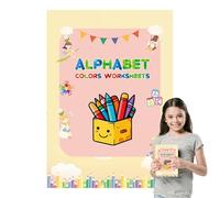 Générique Livres de Coloriage pour | Apprentissage de l'Écriture pour,Activités d'apprentissage Préscolaire avec Reconnaissance des Chiffres et Découverte des Couleurs