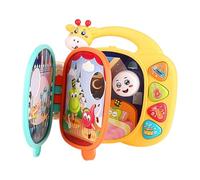 Générique Livres Parlants pour | Jouet d'apprentissage avec Son et Lumière,Jouet Sensoriel Interactif | pour Maison Crèche Voyage École Maternelle et Rituel du Coucher