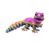 Générique Lizard Statue, 3D Printed Gecko, Flexible ABS Reptile Fidget Toy for Kids, Boys, Girls, Desk Bedroom, Dorm, Living Room, Travel, Shelf Decoration, 5.51x2.28x2.28 inches, 25g