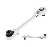 Générique Llave de trinquete Mini - 1/4" de 72 Dientes en Acero, Carraca de Bajo Perfil con de 5 Grados y Liberación Rápida | para Motores y Espacios Reducidos