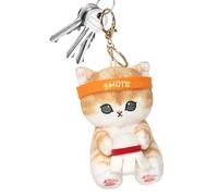 Générique Llavero de Peluche Animal | Llavero de Gato Deportivo | Colgante de Muñeco de Peluche Suave para Mujeres Niñas Mochila Bolso Coche Decoración