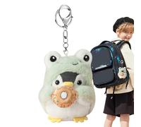 Générique Llavero Pingüino Peluche Suave - Muñeco Animal Relleno 10cm Felpa, Colgante Portátil Lindo Para Niños | Decoración Llaveros Juguete Regalo