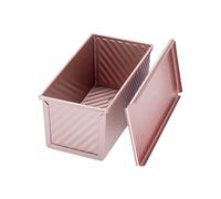 Générique Loaf Pan with Lid, Non Stick Bread Skillet, 8.5x4.5 Inches Heat Resistant Mold Removable Cover & Reusable Bakeware Tool, Toast Box for Homemade Cake Cooking Roasting Bakery Picnic