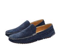 Générique Loafer Slip on Slip-Ins Chaussures De Loisirs Confortables pour Homme | Chaussures Basses Légères Et Légères | Chaussure D'Été Confortables Et Extra Larges sans Lacets Semelle Plate Bleu 43