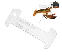 Générique Lobster Gauge - Accurate Shellfish Ruler, Crab Ruler for Dungeness Pots, Precision Crustacean Tool with Easy Measurement, Kitchen Utensils, Seafood Rulers for Nets and Traps