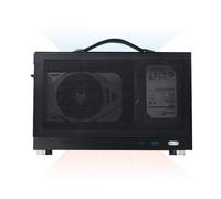 Générique Logement informatique ITX portable | Boîtier informatique mini-iTX portable et robuste de 12,28 pouces | Logement PC de bureau en en en aluminium | Durable, résistant à la, l