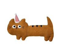 Générique Long Cat Body Pillow, Cartoon Plush Soft Doll, 15.75x7.87 inches, Cuddly Hugging Toy, Cozy Pillow for Kids Girls Boys, Christmas Home Decor, Adorable Sleeping Cushion Gift