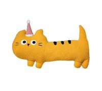 Générique Long Cat Body Pillow, Cartoon Plush Soft Doll, 15.75x7.87 inches, Cuddly Hugging Toy, Cozy Pillow for Kids Girls Boys, Christmas Home Decor, Adorable Sleeping Cushion Gift