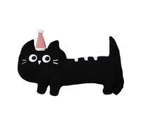 Générique Long Cat Body Pillow, Cartoon Plush Soft Doll, 15.75x7.87 inches, Cuddly Hugging Toy, Cozy Pillow for Kids Girls Boys, Christmas Home Decor, Adorable Sleeping Cushion Gift