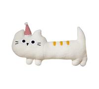 Générique Long Cat Body Pillow, Cartoon Plush Soft Doll, 15.75x7.87 inches, Cuddly Hugging Toy, Cozy Pillow for Kids Girls Boys, Christmas Home Decor, Adorable Sleeping Cushion Gift