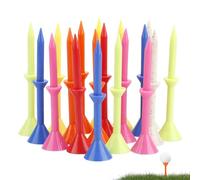 Générique Long Golf Tees Tacks, 50x Mixed Color Tall Golfing Tees | Tee Holder Golf Accessories GolfBall Stand 3.26 inches for Men Women GolfEnthusiasts, Indoor Outdoor Use