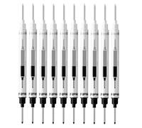 Générique Long Nib Marker - 16.2x0.9x0.9cm 10 Piece Carpenter Ink Waterproof Deep Hole Marking Pens 21mm Double Tipped Oil Based Extended Reach Marker For Woodworking Carpentry