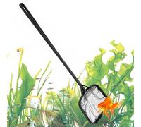 Générique Long Pole Fisħ Landing Net for Aquariums - Pool Cleaning Leaf Rake | Mesh Scooping Net for Ornamental Fish | Outdoor Leaƒ Collector, Poøl Dredging