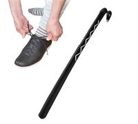Générique Long Shoe Horn - Shoe Horn Long Handled Metal Shoes Horns, Comfortable Shoes Lifter Suitable For Seniors, Extra Longs Boots Horns For Boots, Ergonomic Helper For Seniors, Men, Women