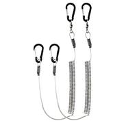 Générique Longe de pêche Robuste for Cannes à pêche et pagaies de Kayak(Black)