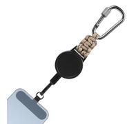 Générique Longe De Téléphone Rétractable,Longueur réglable accessoire de sécurité bloquante | Attache Téléphone Porte-Clés - pour Bureau École Vacances Sorties Loisirs Courses Randonnée Sac à Dos