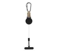 Générique Longe De Téléphone Rétractable | Longueur réglable accessoire de sécurité bloquante,Longe De Sécurité Pour Mobile,pour Bureau École Voyage Sorties Courses Randonnée Randonnée