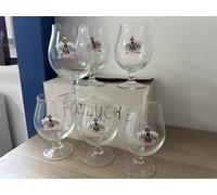 Générique Lot 6 verres bière la poiluchette 33 cl, neuf