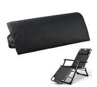 Générique Lot de 1 Coussins de Nuque, Coussin Repose Tete, Oreiller Ergonomique Coussin Appuie-Tête Amovible pour Fauteuil de Relaxation, Chaise Longue, Chaises Pliantes d'Extérieur, Noir