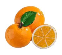 Générique Lot de 10 aimants de réfrigérateur en forme de fruits en résine 3D, aimants de réfrigérateur amusants et mignons pour réfrigérateurs, tableaux blancs et autres articles (F, 4x5cm)