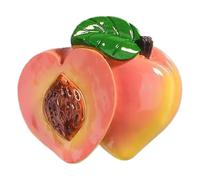 Générique Lot de 10 aimants de réfrigérateur en forme de fruits en résine 3D, aimants de réfrigérateur amusants et mignons pour réfrigérateurs, tableaux blancs et autres articles (J, 4.4x5cm)